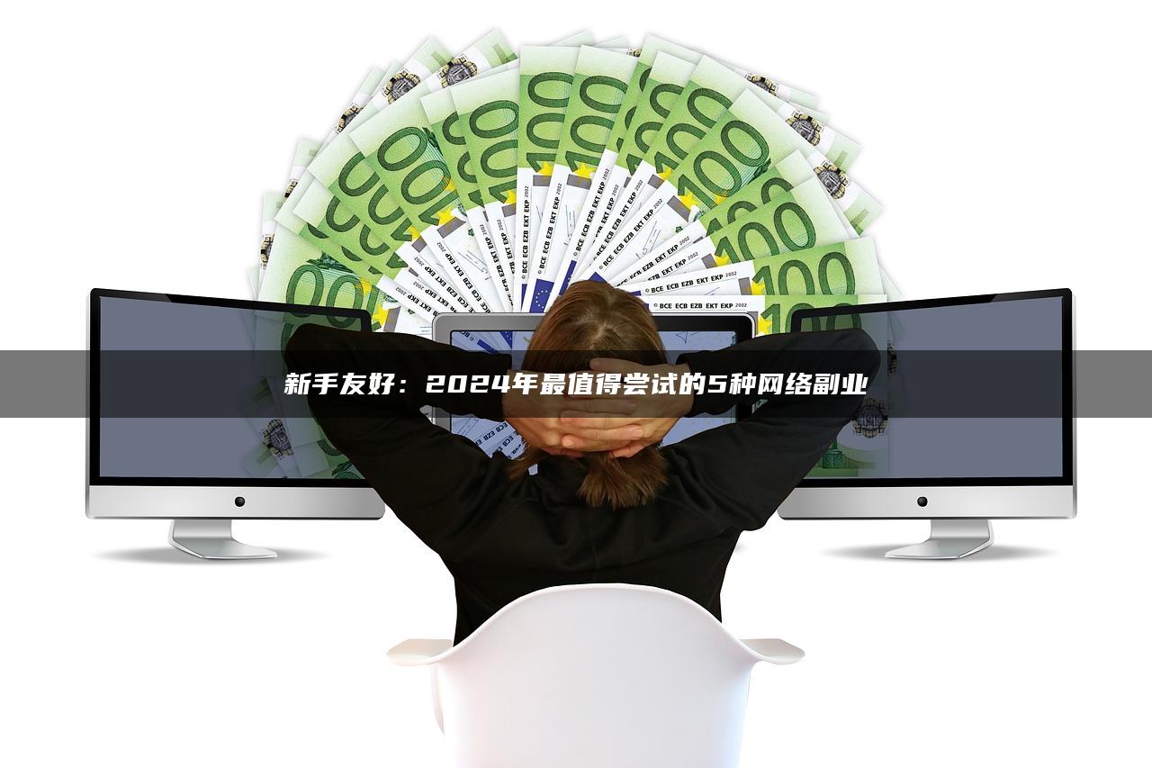 新手友好：2024年最值得尝试的5种网络副业-推咖网创